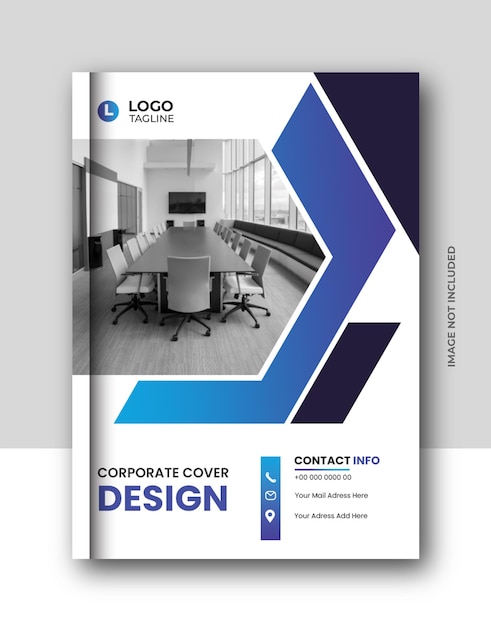 PSD rapport annuel de l'entreprise, brochure commerciale et conception de la couverture du livre