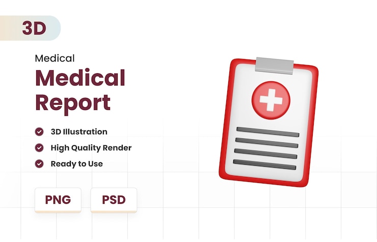 PSD rapporto medico 3d