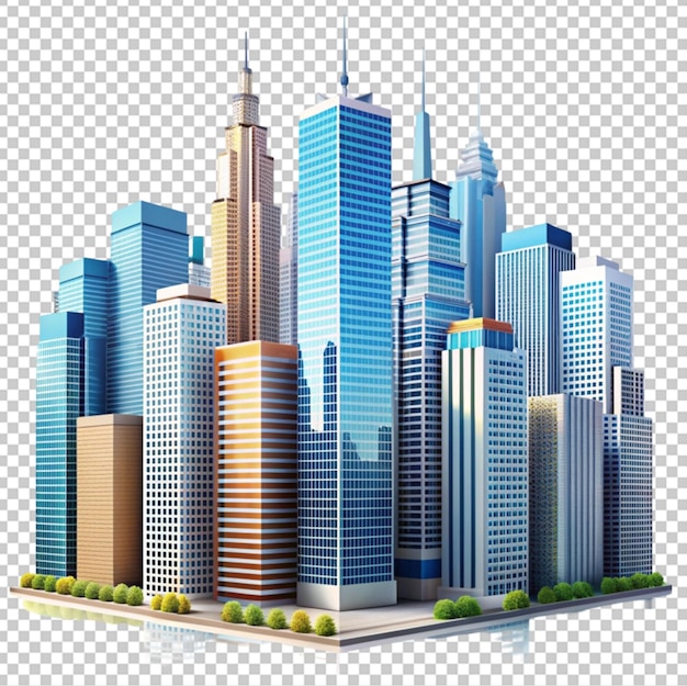 rascacielos de la ciudad horizonte de la ciudad
