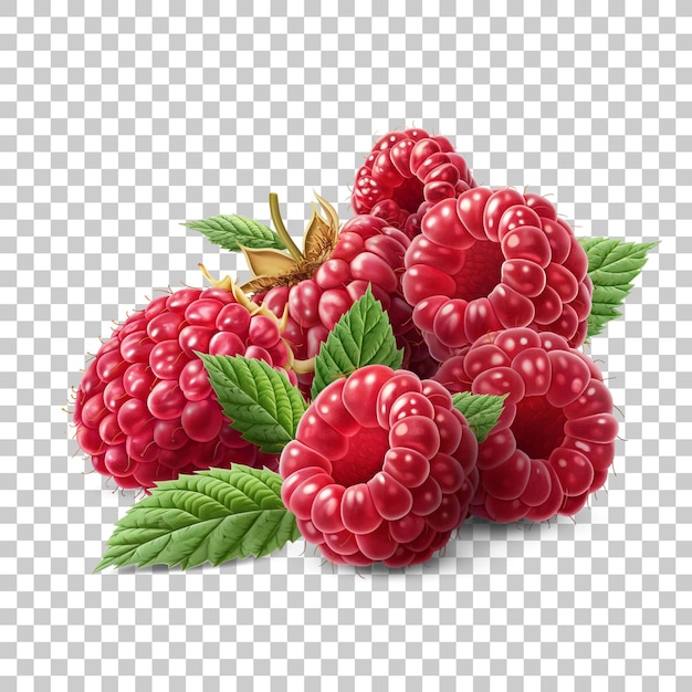 PSD rasenbeeren auf dem boden gesunde bio-beeren natürliche zutaten konzept ki-generierte png-tra