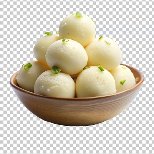 PSD rasgulla auf durchsichtigem hintergrund