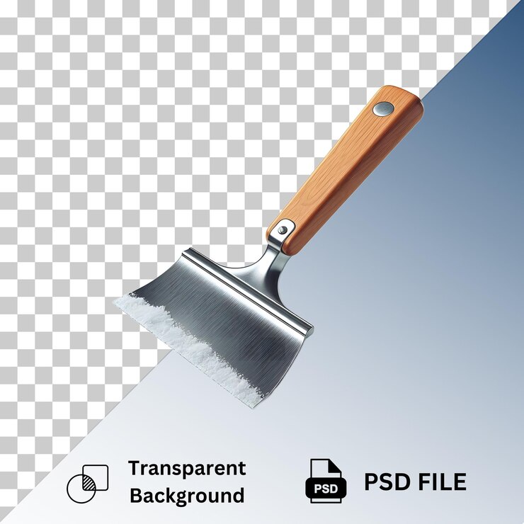 PSD raspador aislado sobre fondo transparente