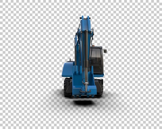 El rastreador está aislado en el fondo de la ilustración de renderización 3D