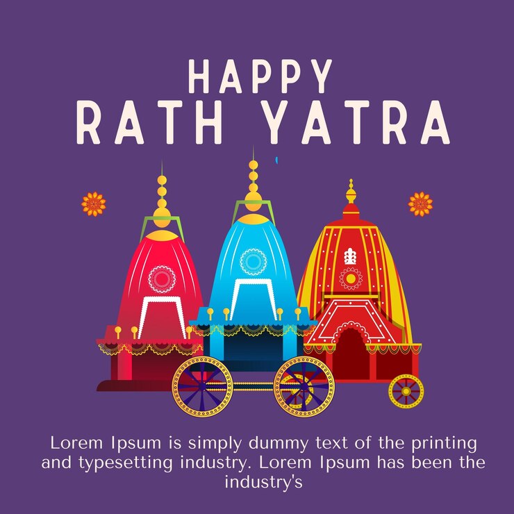 PSD rath yatra festival per lo sfondo del festival di lord jagannath puri odisha