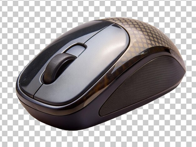 Ratón de computadora aislado sobre un fondo transparente