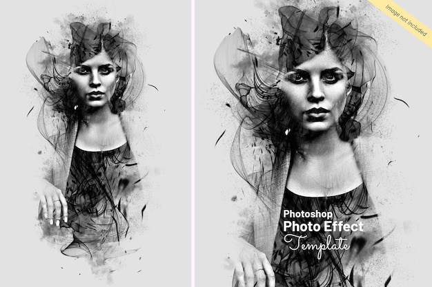 Rauch-foto-manipulationseffekt für photoshop