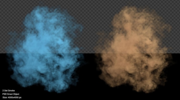 Rauchfarbenexplosion isoliert 3d rendern