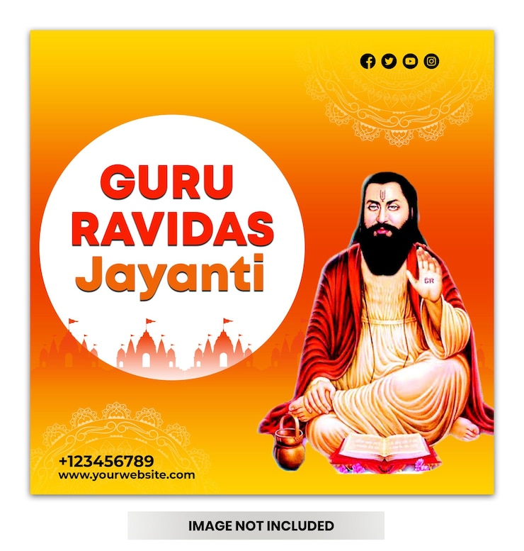 PSD ravidas jayanti en las redes sociales