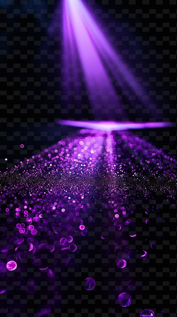 PSD rayos de luz png blacklight con luz ultravioleta y neón fluo púrpura colecciones y2k transparentes