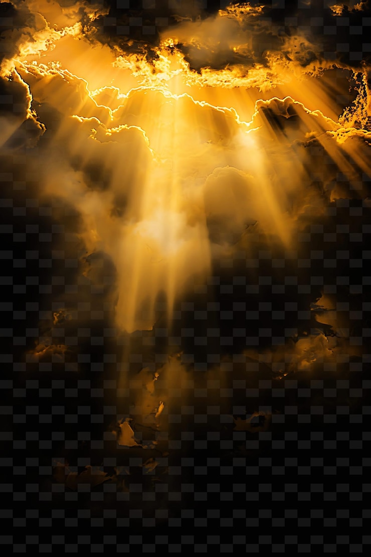 PSD rayos de sol con brillo dorado amarillo cálido fomentando una tarifa alegre png y2k diseño de efectos de luz de neón