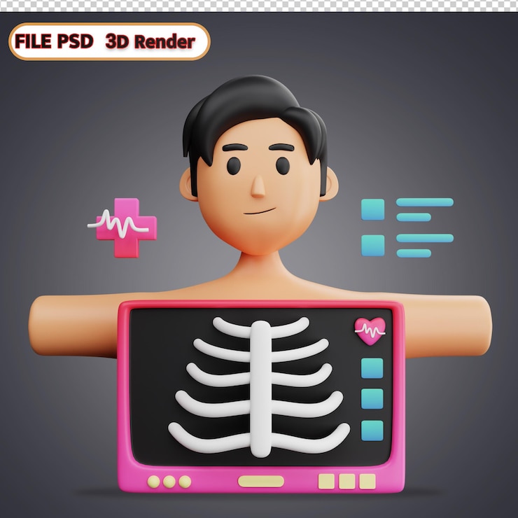 PSD rayos x 3d