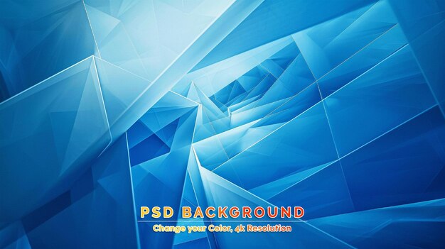 PSD des rayures bleues abstraites se chevauchant technologie concept futuriste arrière-plan