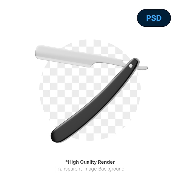 Razor 3D-Symbol Premium Psd