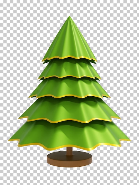 Árbol de navidad aislado