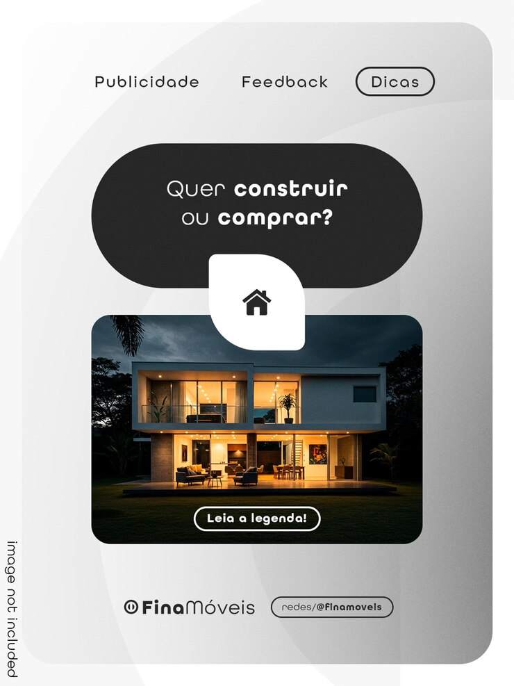 PSD real estate advertisement house buying or building post flyer template editavel