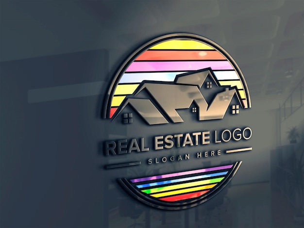 PSD real estste ou vetor de coleção de logotipo de propriedade