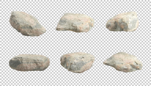 PSD realista natural motar piedra formas transparencia fondos 3d render