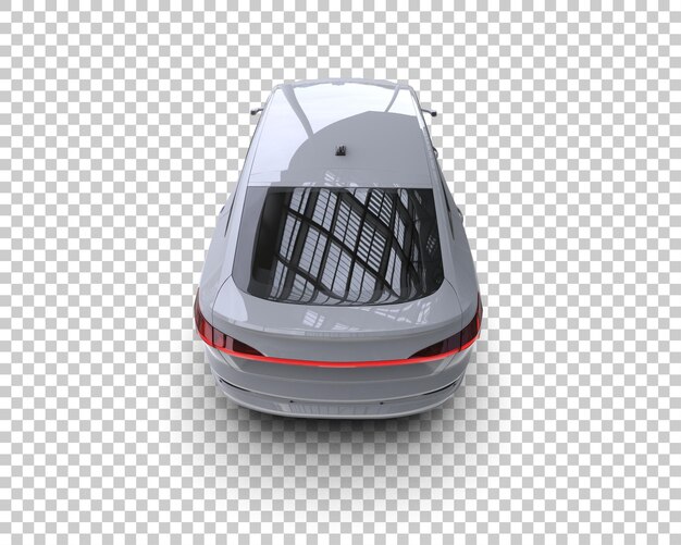 Realista SUV aislado en el fondo ilustración de renderización 3D