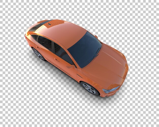 Realista SUV aislado en el fondo ilustración de renderización 3D