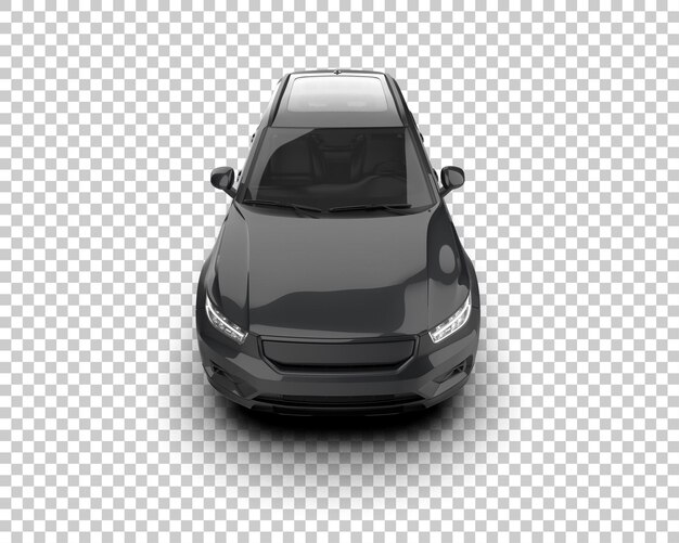 Realista SUV aislado en el fondo ilustración de renderización 3D