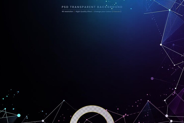 PSD realistic electric ball or abstract plasma sphere on transparant background
