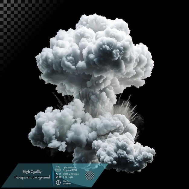 Realistic Explosion 3D Render