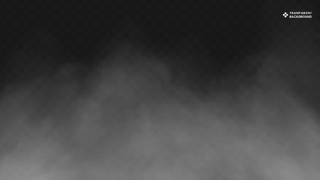 Realistic Fog or Smoke on a Transparent Background