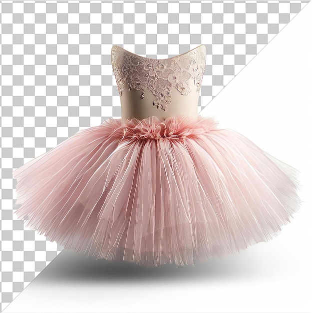 PSD realistic photographic ballerina _ s tutu pink