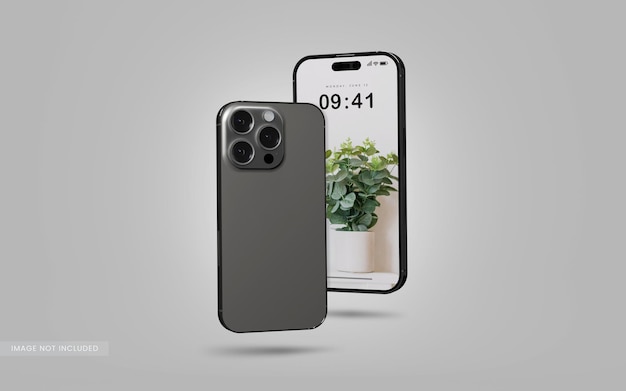 Realistico Iphone 14 Pro Max Mockup Design