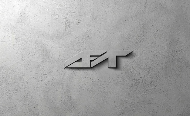 Realistico logo 3D MockUp
