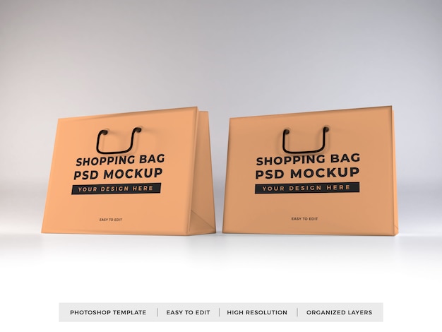 Realistico Shopping Bag Mockup