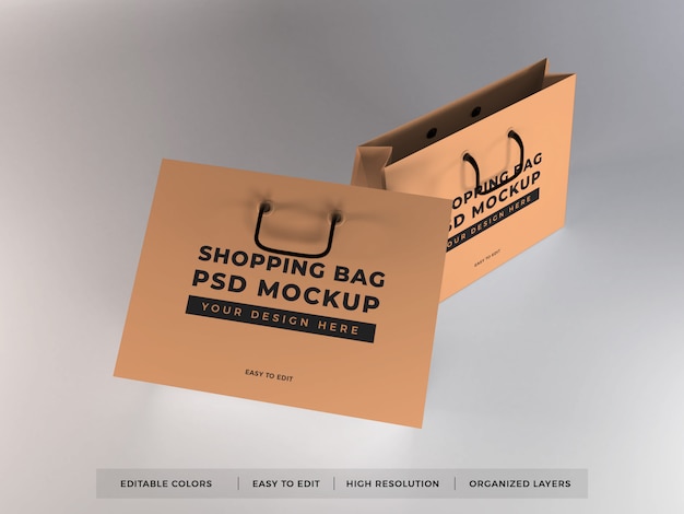 Realistico Shopping Bag Mockup