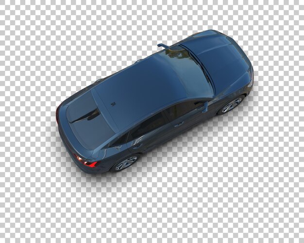 Realistico SUV isolato sullo sfondo illustrazione di rendering 3D