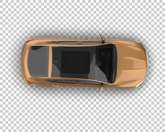 Realistico SUV isolato sullo sfondo illustrazione di rendering 3D