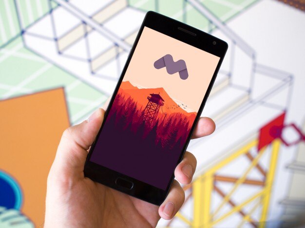 PSD realistico telefono cellulare mock up
