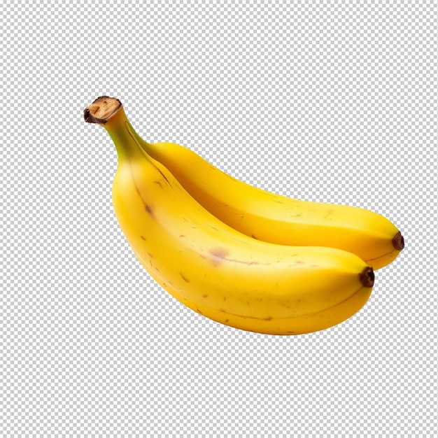 Realistische Banane Png auf weißem Hintergrund