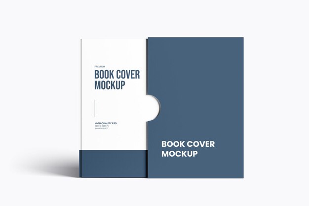 Realistische Buchcover-Mockup-Vorlage