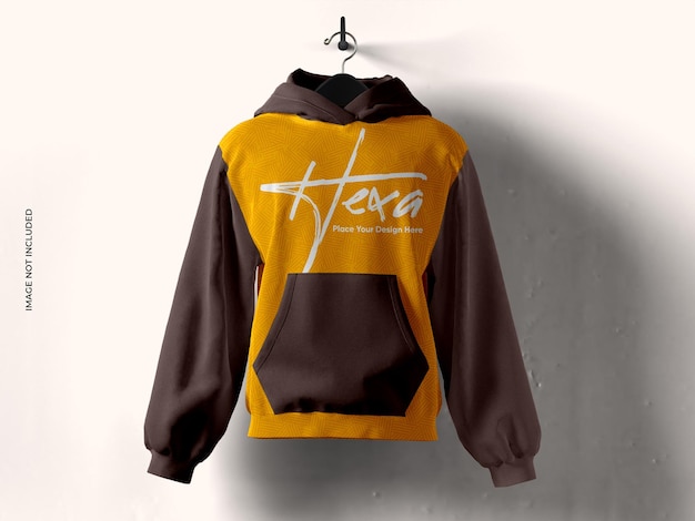 Realistische hängende Hoodie-Attrappe