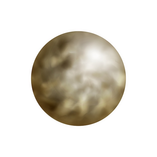 Realistische Illustration des Planeten