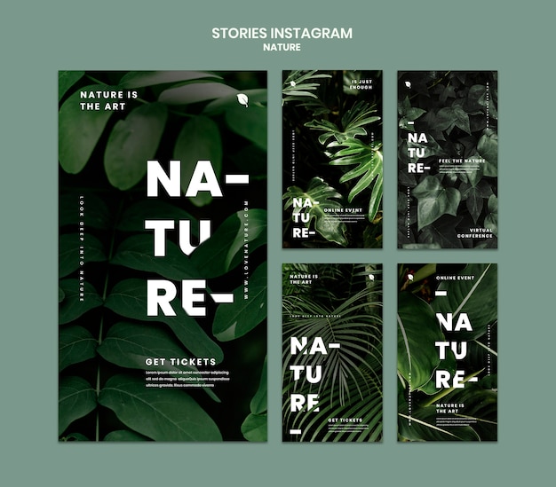 PSD realistische natur-design-vorlage