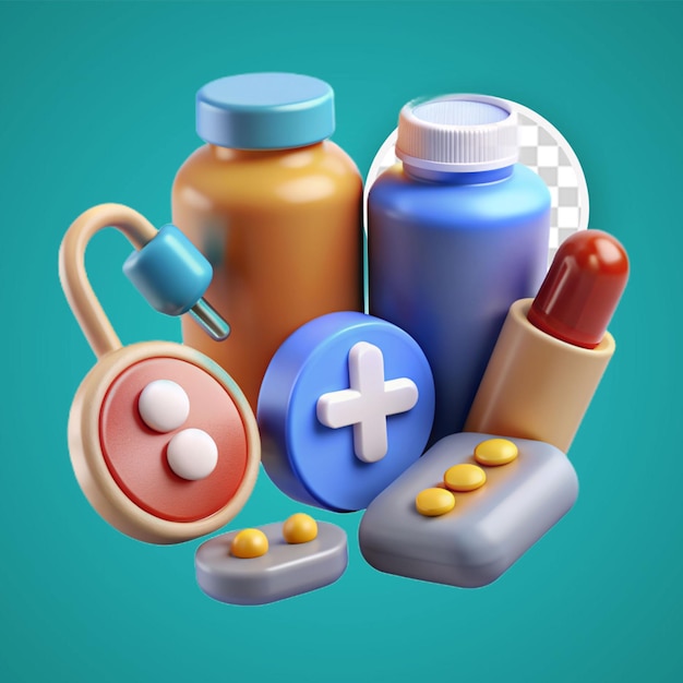 Realistische pillen kapseln zusammensetzung mit einer reihe von medizinischen arzneimitteln vitamine und nahrungsergänzungsmittel