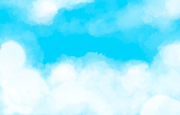 Realistischer blauer Himmel mit Wolken im Hintergrund