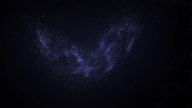Realistischer Galaxien-Hintergrund