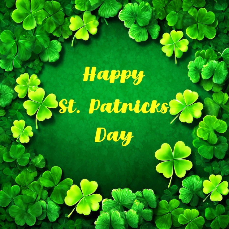 PSD realistischer hintergrund von st. patrick