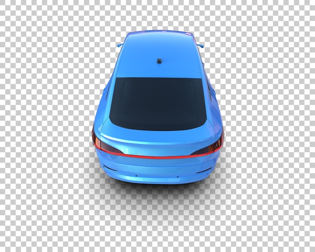 Realistischer SUV isoliert auf dem Hintergrund 3D-Rendering-Illustration
