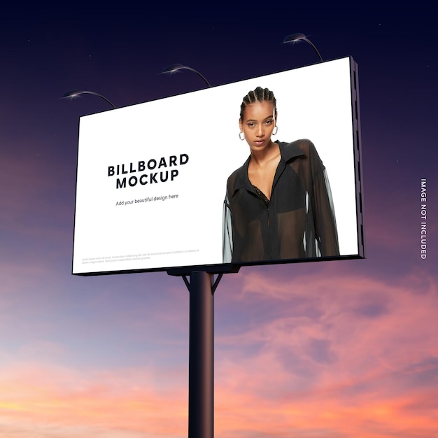 Realistisches billboard-mockup-design