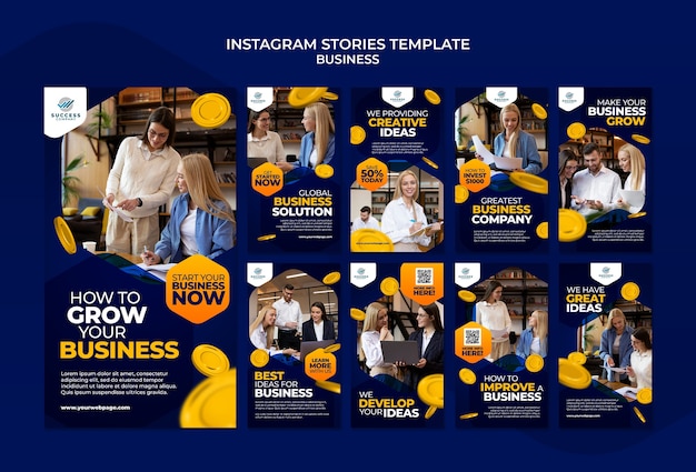 Realistisches Business-Template-Design