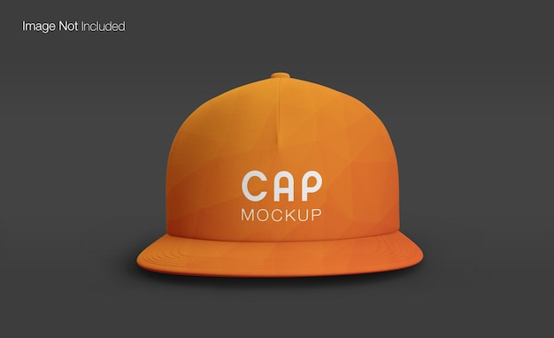 Realistisches cap-mockup-design isoliert rendern