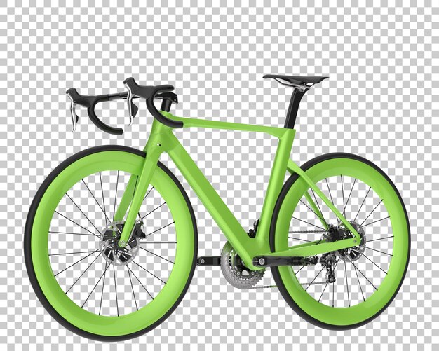 PSD realistisches fahrrad isoliert auf transparentem hintergrund 3d-rendering-illustration