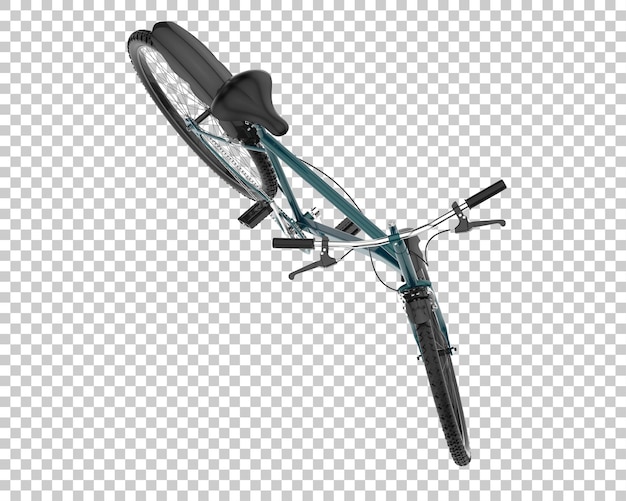 Realistisches fahrrad isoliert auf transparentem hintergrund 3d-rendering-illustration